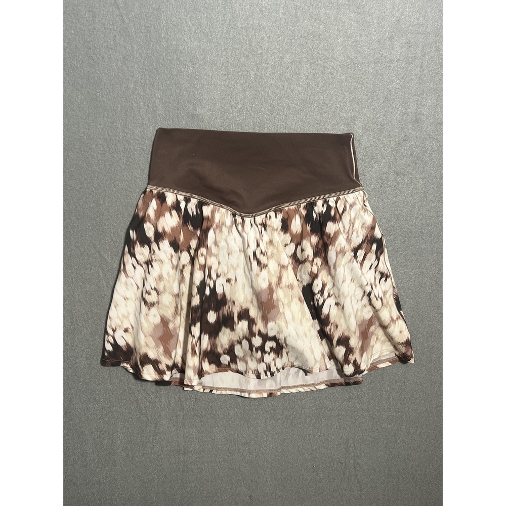 OFFLINE by Aerie Women's Activewear Skort Skirt Small S Brown Animal Print